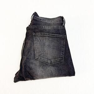 Mott & Bow Mom Style Black Distressed Denim Jeans 27 x 28